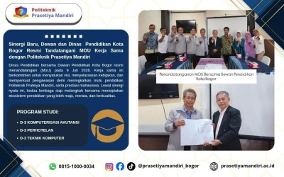 Sinergi Baru, Dewan dan Dinas Pendidikan Kota Bogor Menandatangani MOU Kerja Sama dengan Politeknik Prasetiya Mandiri