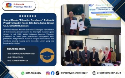 Sinergi Menuju Education Excellence: Politeknik Prasetiya Mandiri Resmi Menjalin Kolaborasi dengan CV Era Digital Nusantara