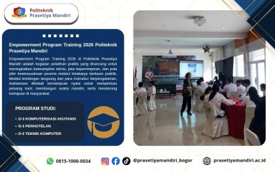 Politeknik Prasetiya Mandiri Gelar Empowerment Program Training 2026 untuk Bekali Mahasiswa Hadapi Masa Depan