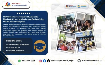 Menyambut Maba 2025: Potret Keseruan dan Solusi Adaptasi Lewat PKKMB Politeknik Prasetiya Mandiri
