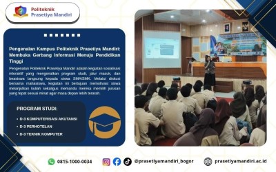 Politeknik Prasetiya Mandiri Gelar Edukasi dan Pengenalan Kampus di SMA/SMK/MA: Persiapkan Generasi Unggul Siap Kerja